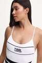 Ολόσωμο μαγιό Karl Lagerfeld BICOLOR KL22WOP05 λευκό