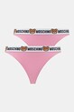 Tanga Moschino Underwear 2-pack tanga růžová 1385.4402