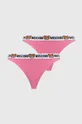 rózsaszín Moschino Underwear tanga 2 db Női