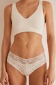women'secret figi SINGLE BRIEFS wzorzyste beżowy 877634