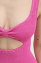 Rotate jednoczęściowy strój kąpielowy CRINKLE SWIMSUIT 113165504 różowy