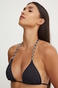 Plavková podprsenka MICHAEL Michael Kors vrchní černá MM3P039