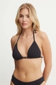 Bikini top MICHAEL Michael Kors χωρίς μεταλλικές μπανέλες μαύρο MM2T052