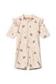 Kojenecké plavky Liewood Amel Printed Swim Jumpsuit měkké béžová LW18587