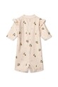 Liewood kombinezon kąpielowy dziecięcy Amel Printed Swim Jumpsuit LW18587 beżowy SS25