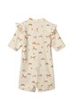 Dječji kupaći kombinezon Liewood Amel Printed Swim Jumpsuit LW18587 bež SS25