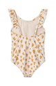 Liewood costum de baie dintr-o bucată pentru copii Kallie Printed Swimsuit LW18589 galben SS25