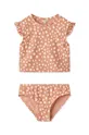 Роздільний дитячий купальник Liewood Judie Printed Bikini Set рожевий