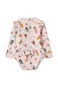 Liewood costum de baie dintr-o bucată pentru bebeluși Sille Baby Printed Swimsuit LW18935 multicolor SS24