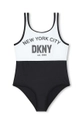 чёрный Детский слитный купальник Dkny Для девочек