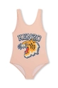 розовый Детский слитный купальник Kenzo Kids Для девочек