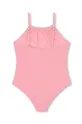 Суцільний дитячий купальник Marc Jacobs рожевий