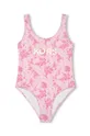 różowy Michael Kors jednoczęściowy strój kąpielowy dziecięcy Dziewczęcy