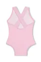 рожевий Суцільний дитячий купальник Michael Kors