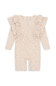 Konges Sløjd jednoczęściowy strój kąpielowy dziecięcy miękka beżowy KS100960
