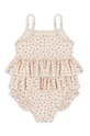 Konges Sløjd costum de baie dintr-o bucată pentru copii KS100961 bej SS24