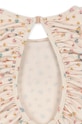 Dziewczynka Konges Sløjd jednoczęściowy strój kąpielowy dziecięcy KS100962 beżowy