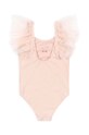 Konges Sløjd costum de baie dintr-o bucată pentru copii KS101060 roz SS24