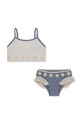 Konges Sløjd costum de baie pentru copii din două piese moale albastru KS101068