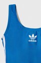 Dziewczynka adidas Performance jednoczęściowy strój kąpielowy dziecięcy IR9929 niebieski