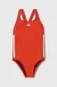 красный Детский слитный купальник adidas Performance Для девочек