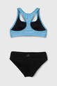 Dvojdielne detské plavky adidas Performance IQ3967 modrá SS24