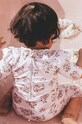 That's mine costum de baie dintr-o bucată pentru bebeluși Sabine 068772 alb