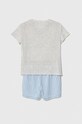 Abercrombie & Fitch pijama copii KI246.4006 albastru SS24