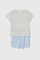 Dječja pidžama Abercrombie & Fitch KI246.4006 plava SS24