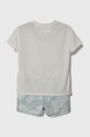 Abercrombie & Fitch piżama dziecięca KI246.4006 zielony SS24