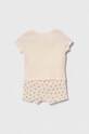 United Colors of Benetton piżama bawełniana dziecięca 30960P061.G.Seasonal pomarańczowy SS24