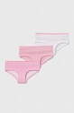 United Colors of Benetton figi dziecięce 3-pack wzorzyste różowy 378Y0S01R.G.Seasonal