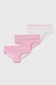 рожевий Дитячі труси United Colors of Benetton 3-pack Для дівчаток