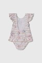 Jamiks costum de baie dintr-o bucată pentru copii SILJE.Stroj.k.JLG134.G bej SS24