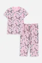 rózsaszín Coccodrillo gyerek pamut pizsama Lány