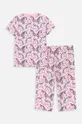 Dječja pamučna pidžama Coccodrillo roza