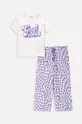 Детская хлопковая пижама Coccodrillo фиолетовой