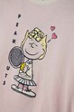 Κοριτσίστικα Παιδικές βαμβακερές πιτζάμες United Colors of Benetton x Snoopy 30960P063.G.Seasonal ροζ
