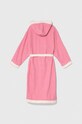 United Colors of Benetton halat de baie din bumbac pentru copii 6ORG0800G.G.Seasonal roz SS24