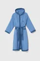 блакитний Дитячий бавовняний халат United Colors of Benetton Для дівчаток