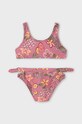 Mayoral costum de baie pentru copii din două piese 6763.8F.Junior.PPYH roz SS24