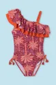 narančasta Dječji jednodijelni kupaći kostim Mayoral Za djevojčice