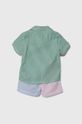 Dječja pamučna pidžama Polo Ralph Lauren 3P0145 šarena SS24