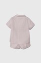 Polo Ralph Lauren piżama bawełniana dziecięca 4P0145 różowy SS24
