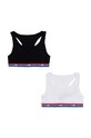 Converse biustonosz sportowy dziecięcy 2-pack miękka czarny 4C0309