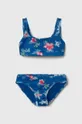 plava Dječji dvodijelni kupaći kostim Abercrombie & Fitch Za djevojčice