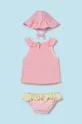 Mayoral Newborn costume da bagno a due pezzi per neonati rosa