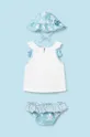 Mayoral Newborn dwuczęściowy strój kąpielowy niemowlęcy turkusowy