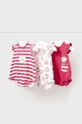 crvena Bodi za bebe Mayoral Newborn 3-pack Za djevojčice