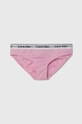 Otroške spodnje hlače Calvin Klein Underwear 2-pack roza